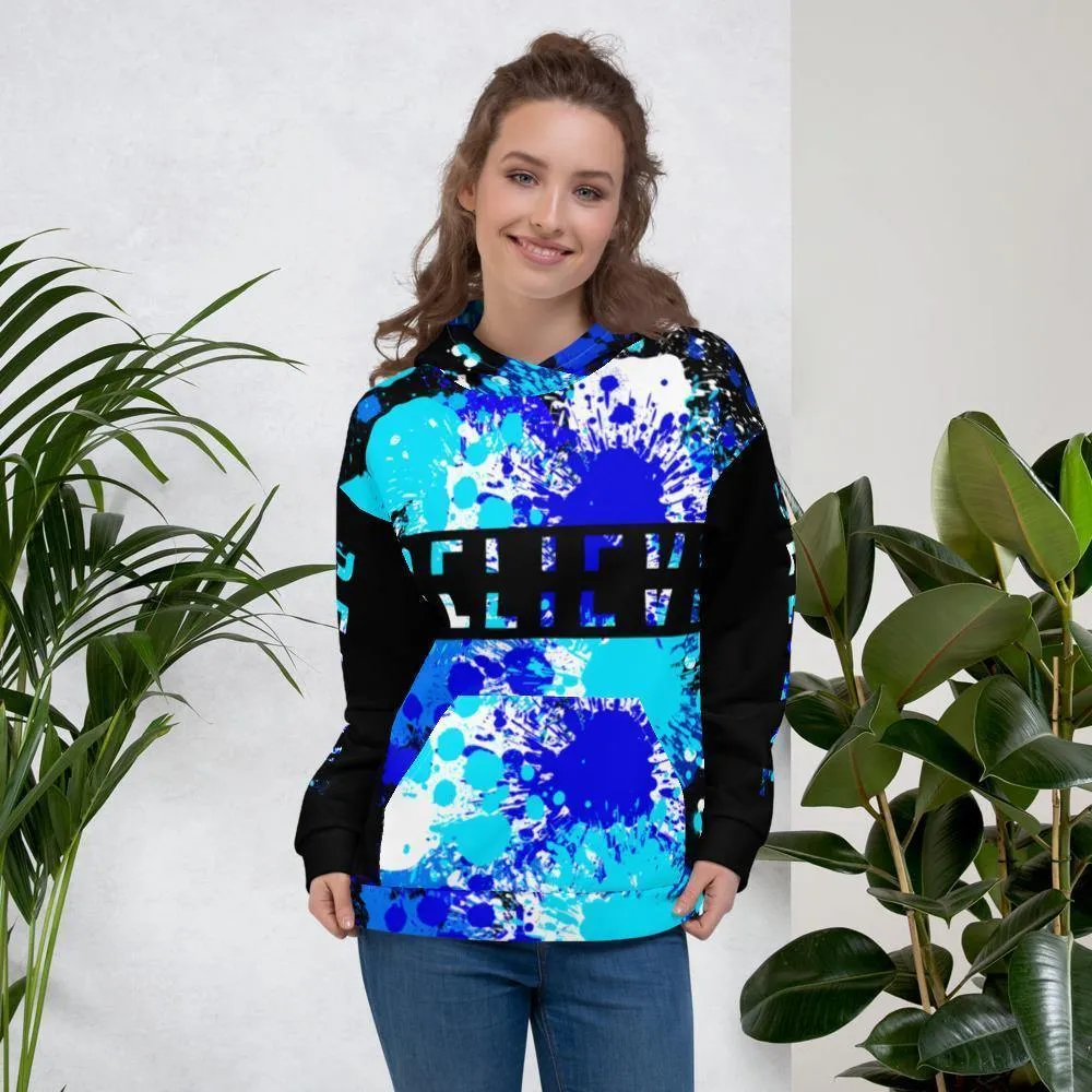P.S. I Believe Too Unisex Blue Hoodie