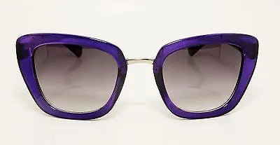 Purple  Retro Horned Rim Vintage Sunglasses. 100% UV400