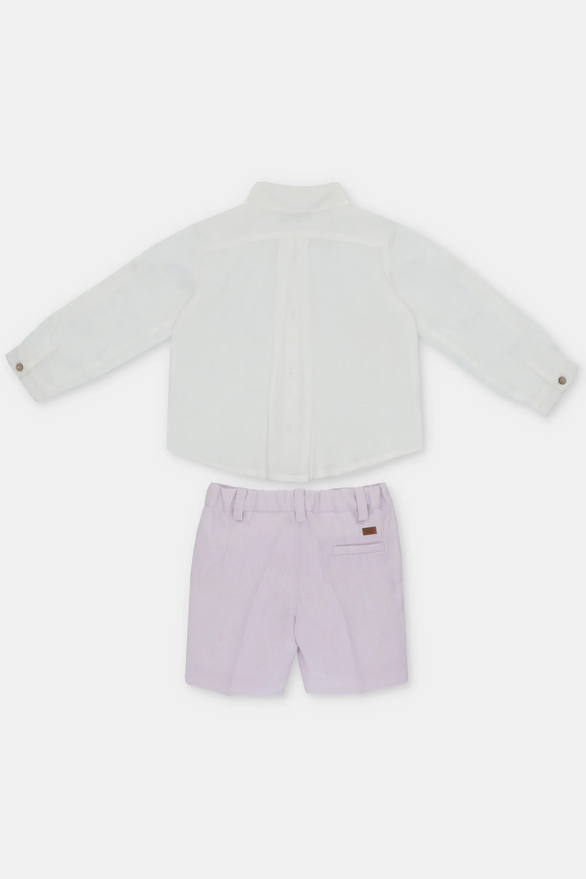 "Wilbur" Lavender Shirt & Shorts