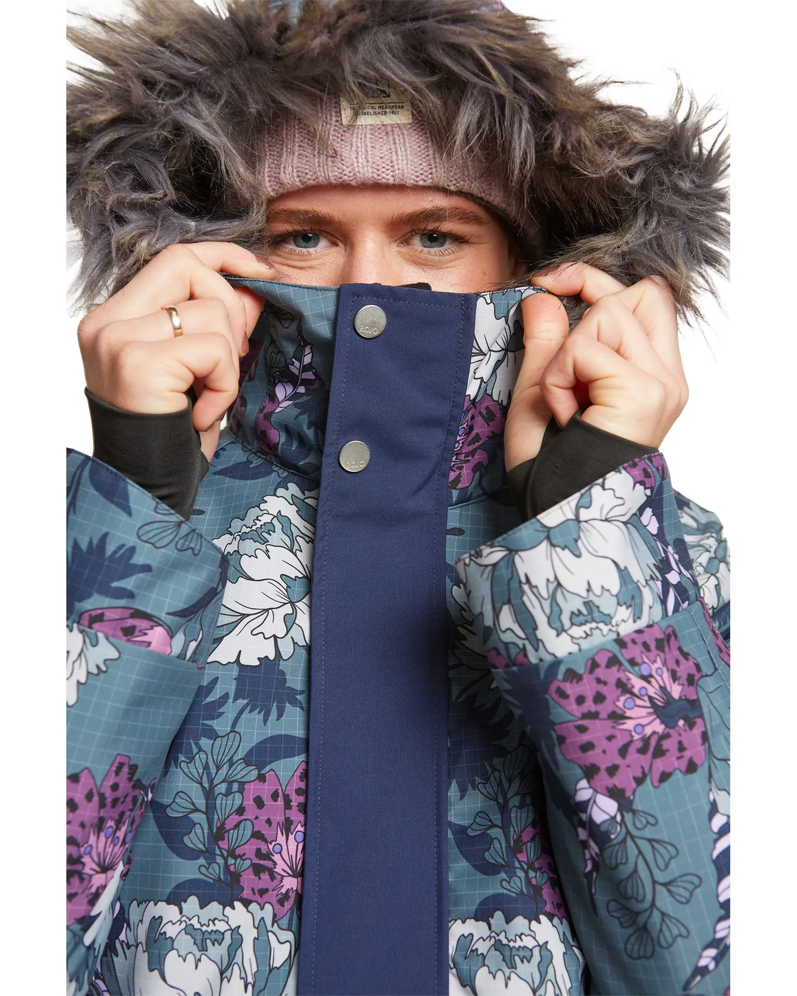 Rojo Wilder Jacket Womens Floral Anicamo Stormy Weather