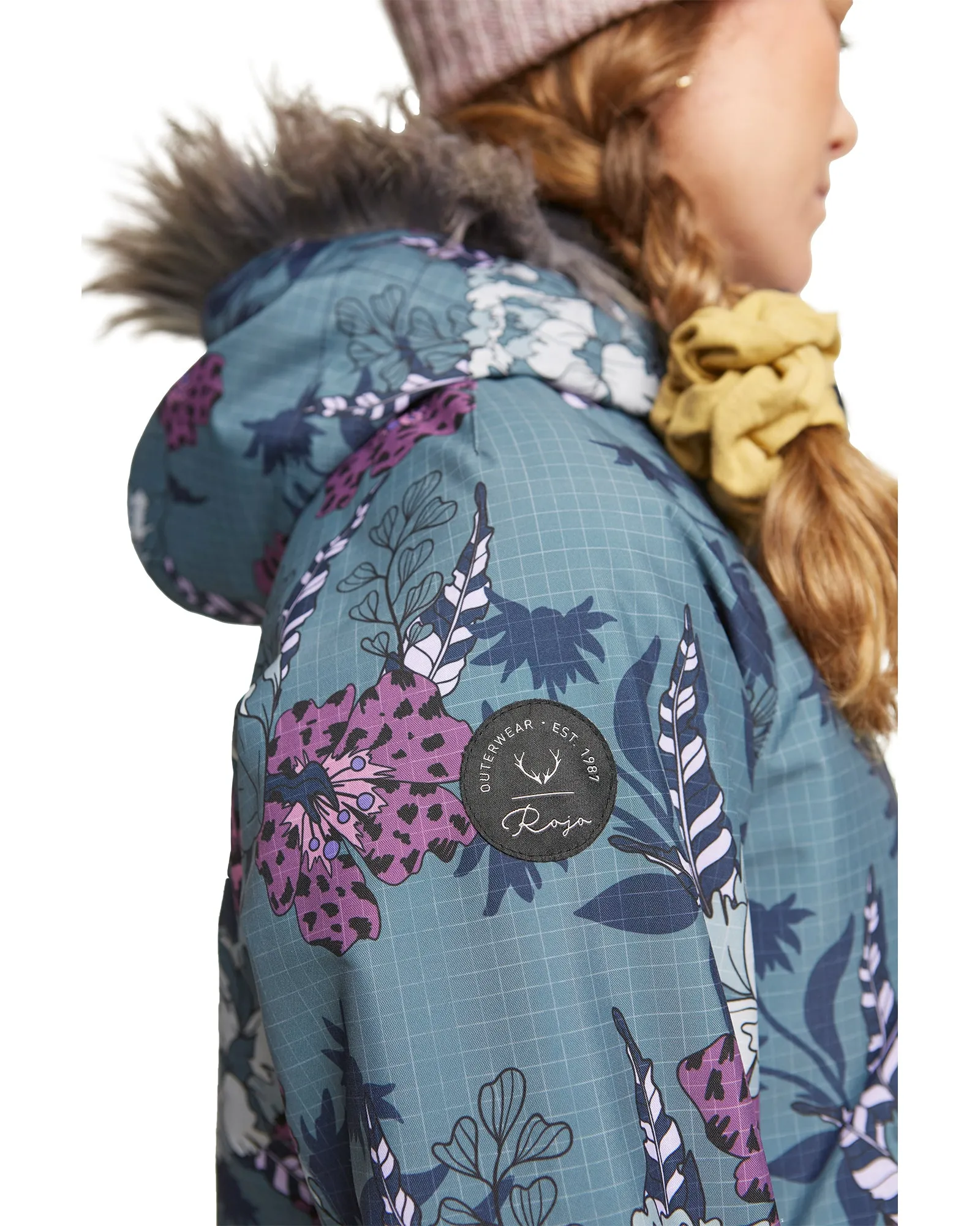Rojo Wilder Jacket Womens Floral Anicamo Stormy Weather