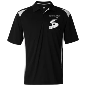 Running My Race Men’s Colorblock Performance Polo