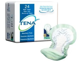 SCA 62718 Tena Night Pads (Green), Pack of 24