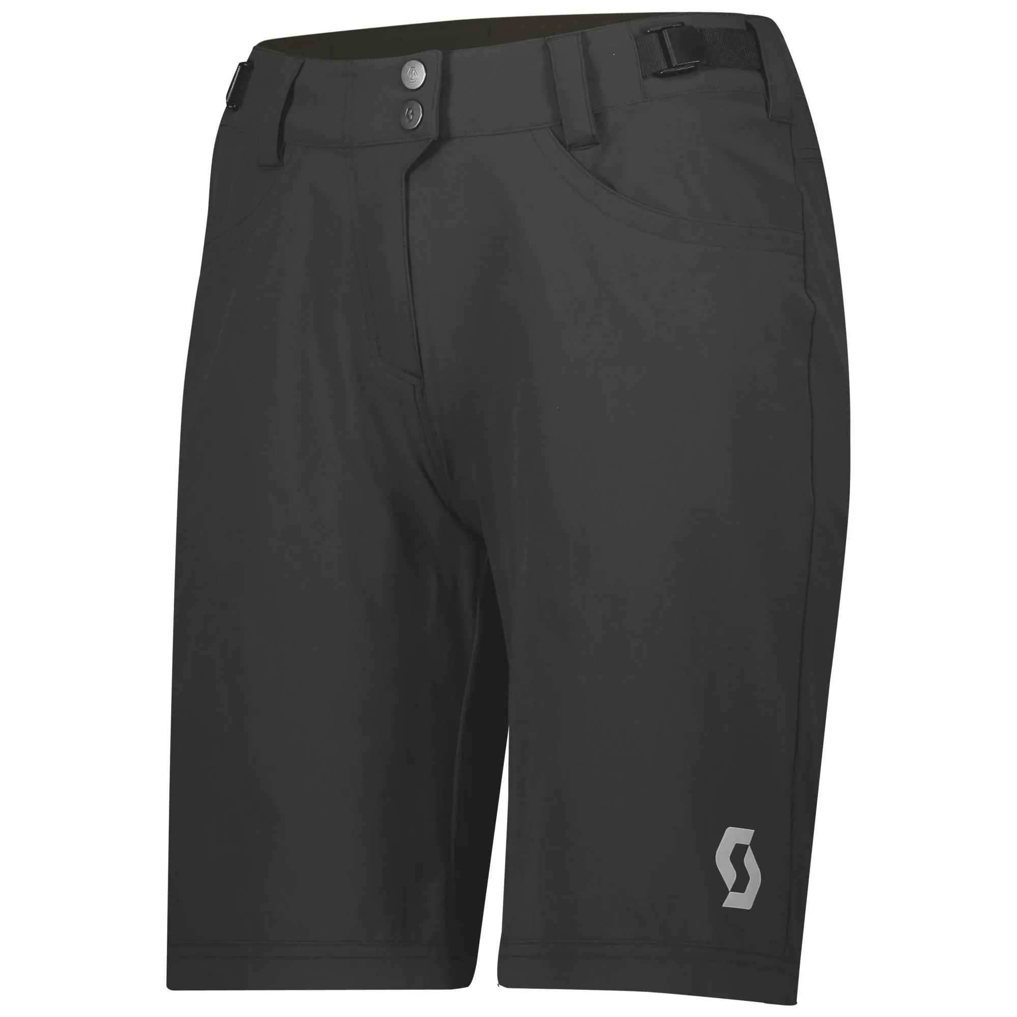 Scott Shorts Mujer W*S Trail Flow W/Pad Black