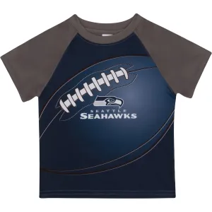 Seattle Seahawks Boys Short Sleeve Tee Shirt