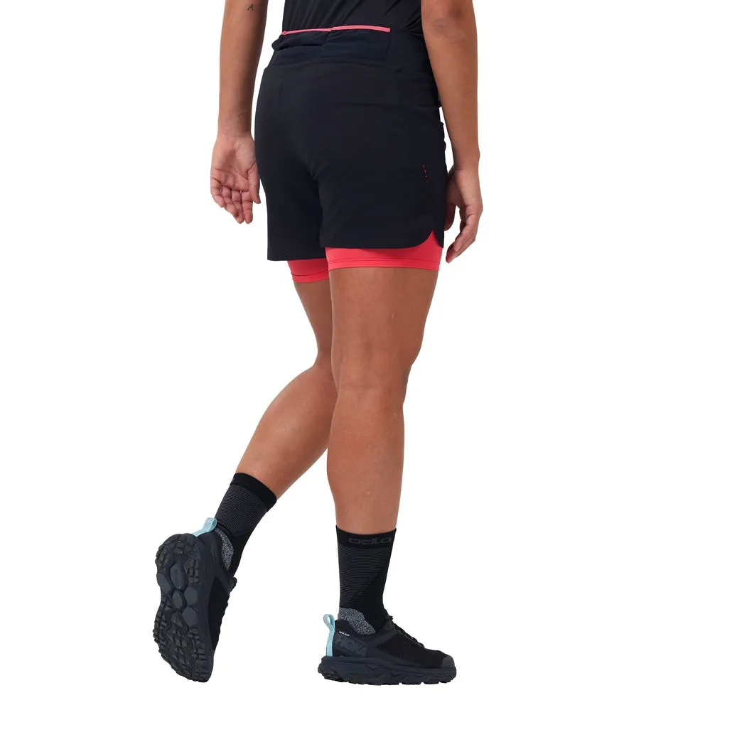 Shorts Odlo 2-in-1 AXALP TRAIL 6 INCH Femmes