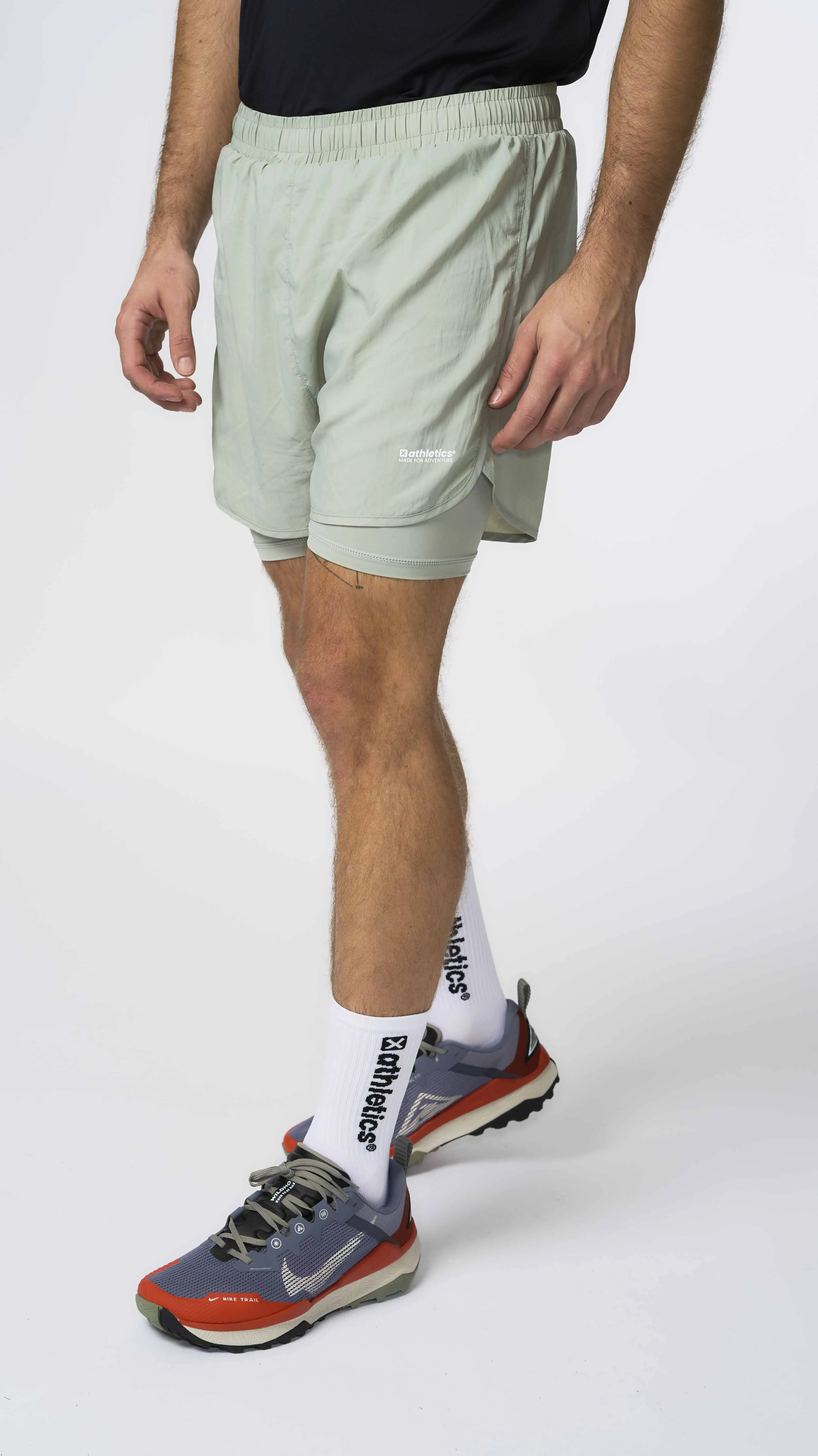 SHORTS TRAIL GLACIAR GREY