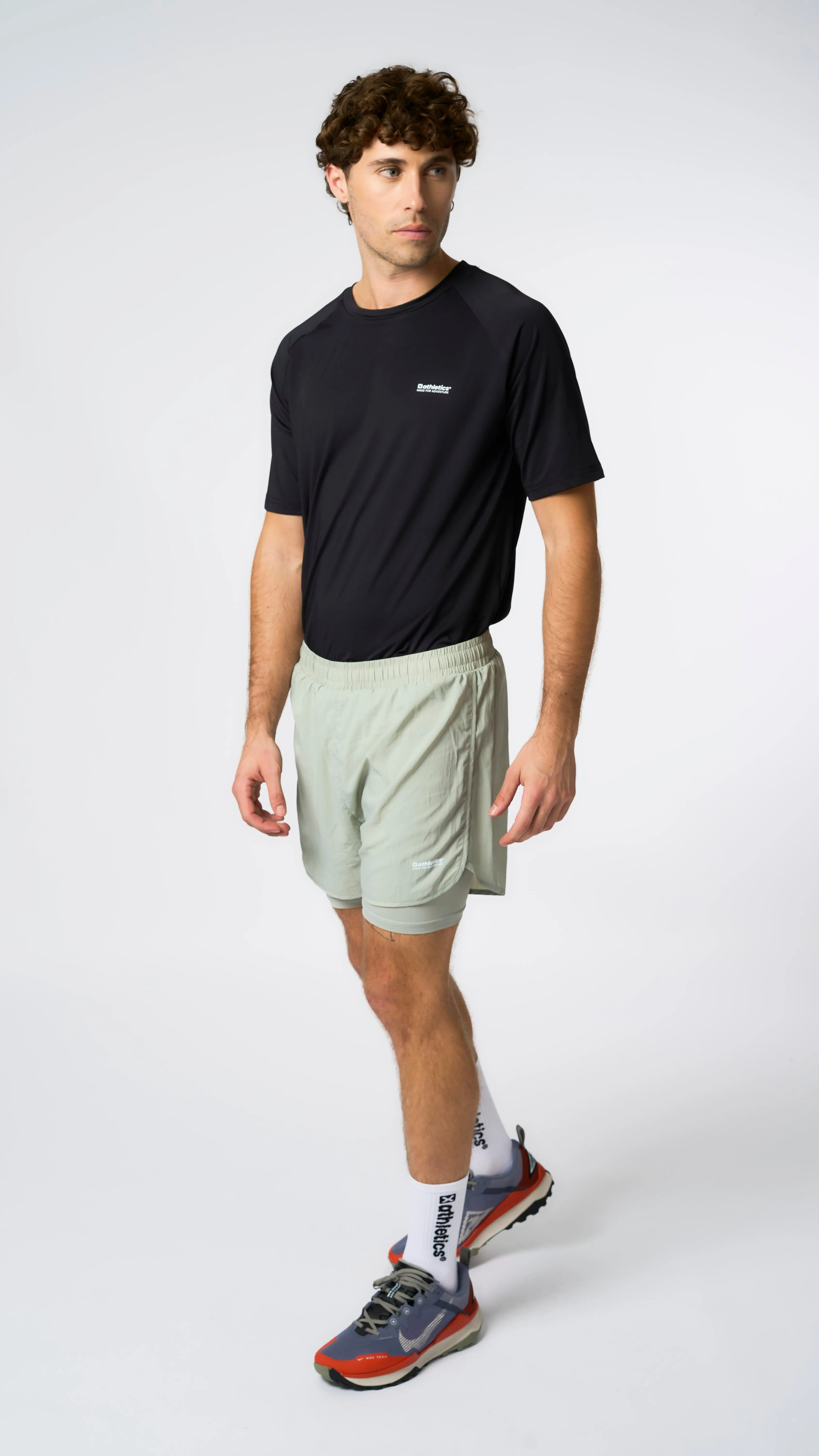 SHORTS TRAIL GLACIAR GREY