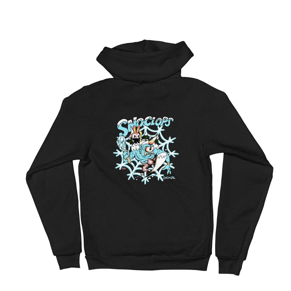 Sno Cal SnoClops snowboard hoodie