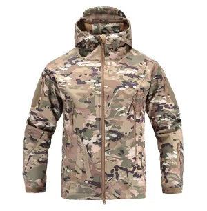 Softshell Waterproof Tactical Military Jacket - Multicam