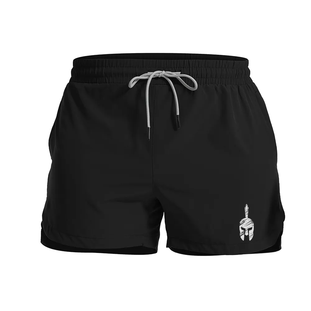 Spartan Helmet Graphic Shorts