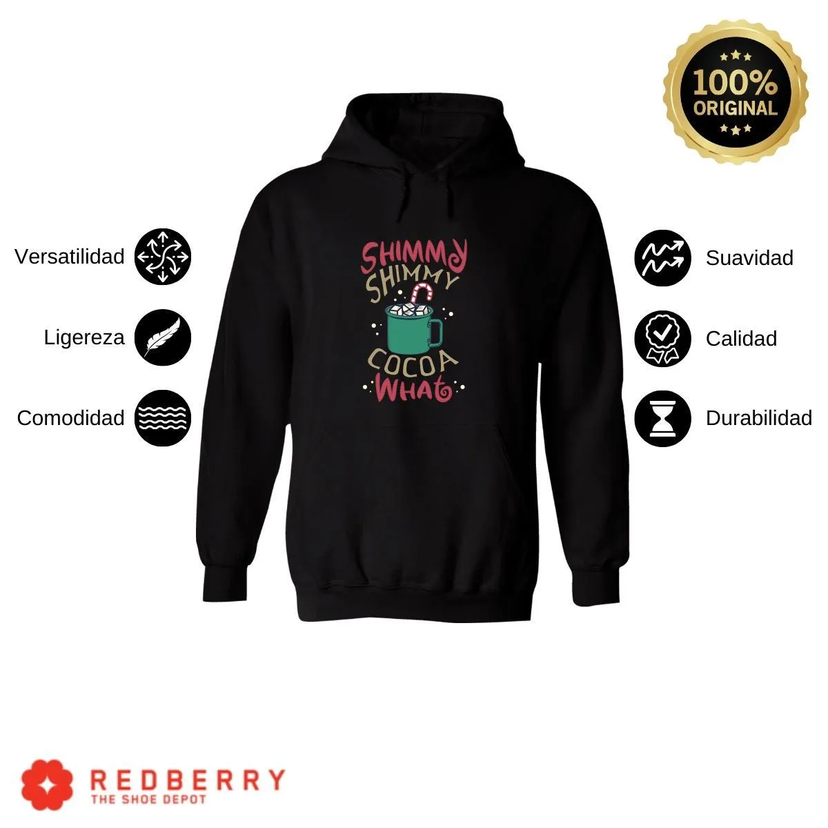 Sudadera Deportiva Hombre Navideña Hoodie 005
