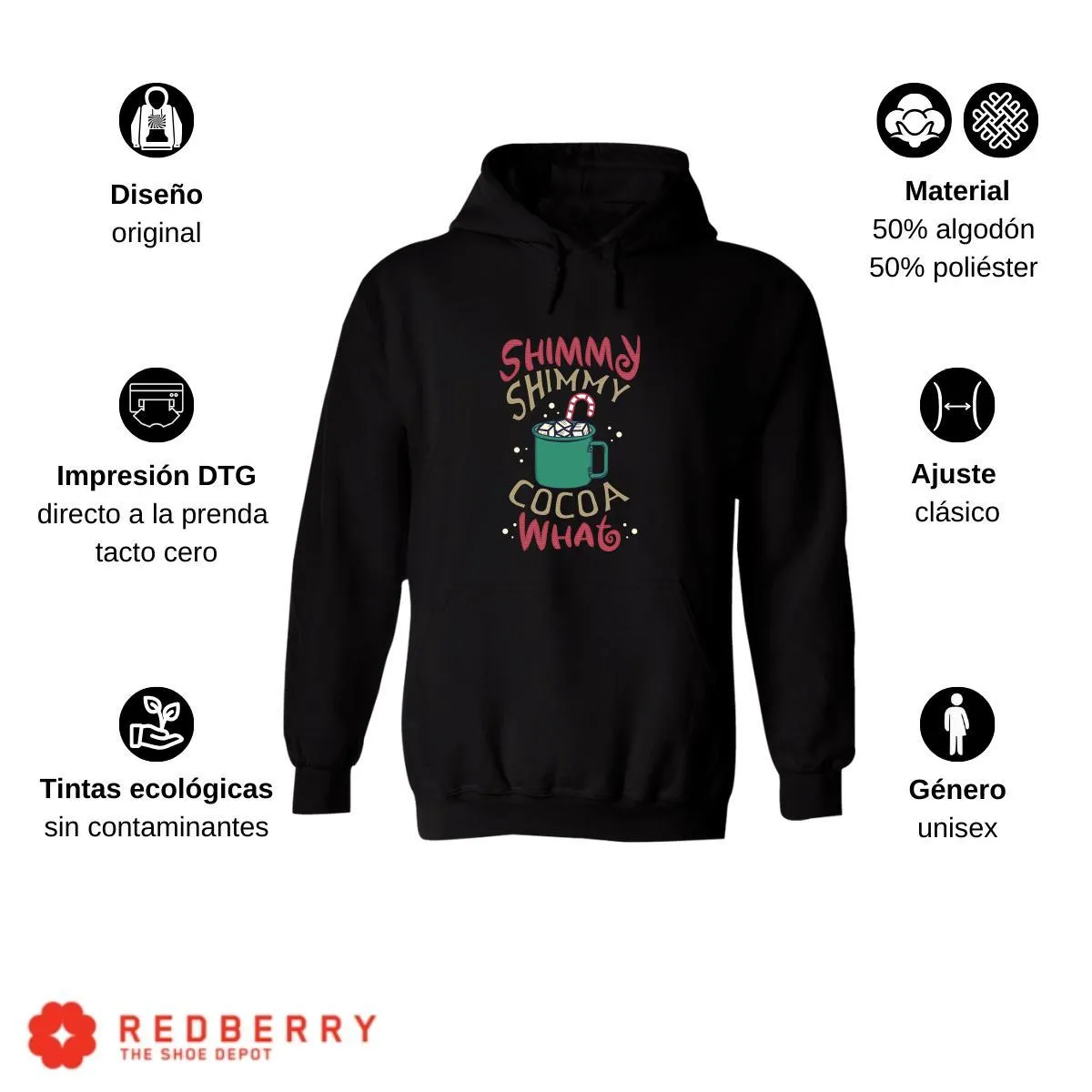 Sudadera Deportiva Hombre Navideña Hoodie 005
