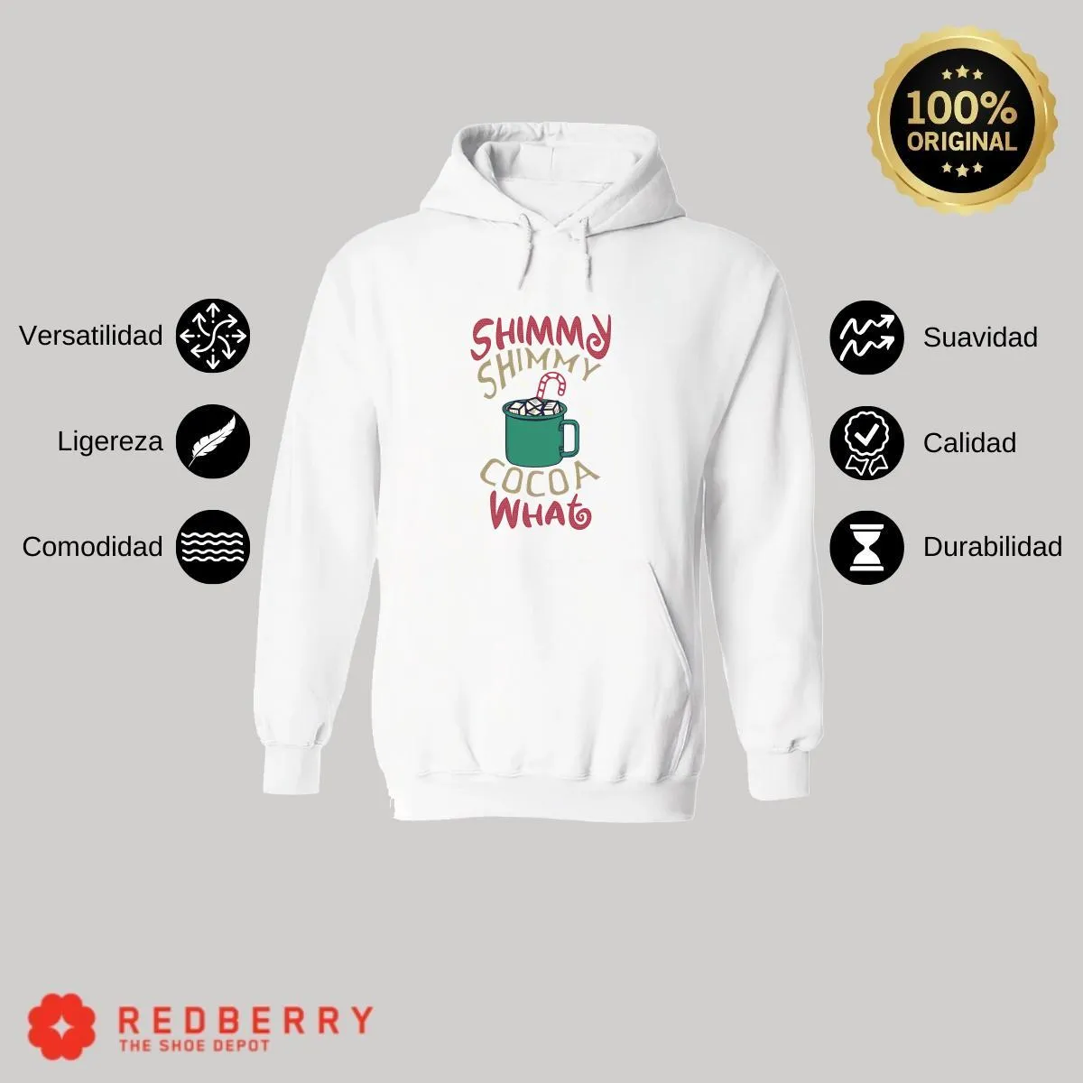 Sudadera Deportiva Hombre Navideña Hoodie 005