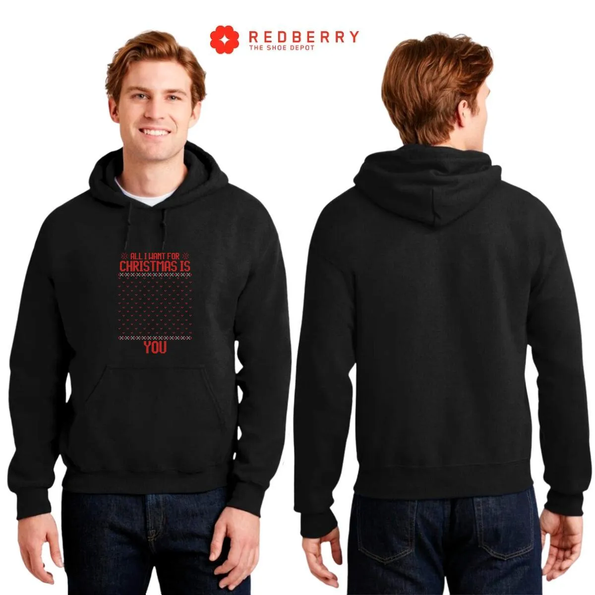 Sudadera Deportiva Hombre Navideña Hoodie 025