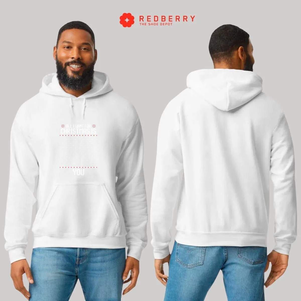 Sudadera Deportiva Hombre Navideña Hoodie 025