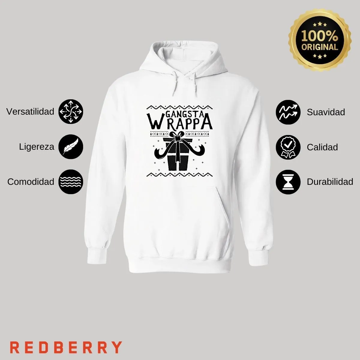 Sudadera Deportiva Mujer Navideña Hoodie 002
