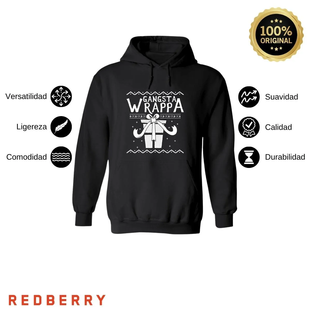 Sudadera Deportiva Mujer Navideña Hoodie 002