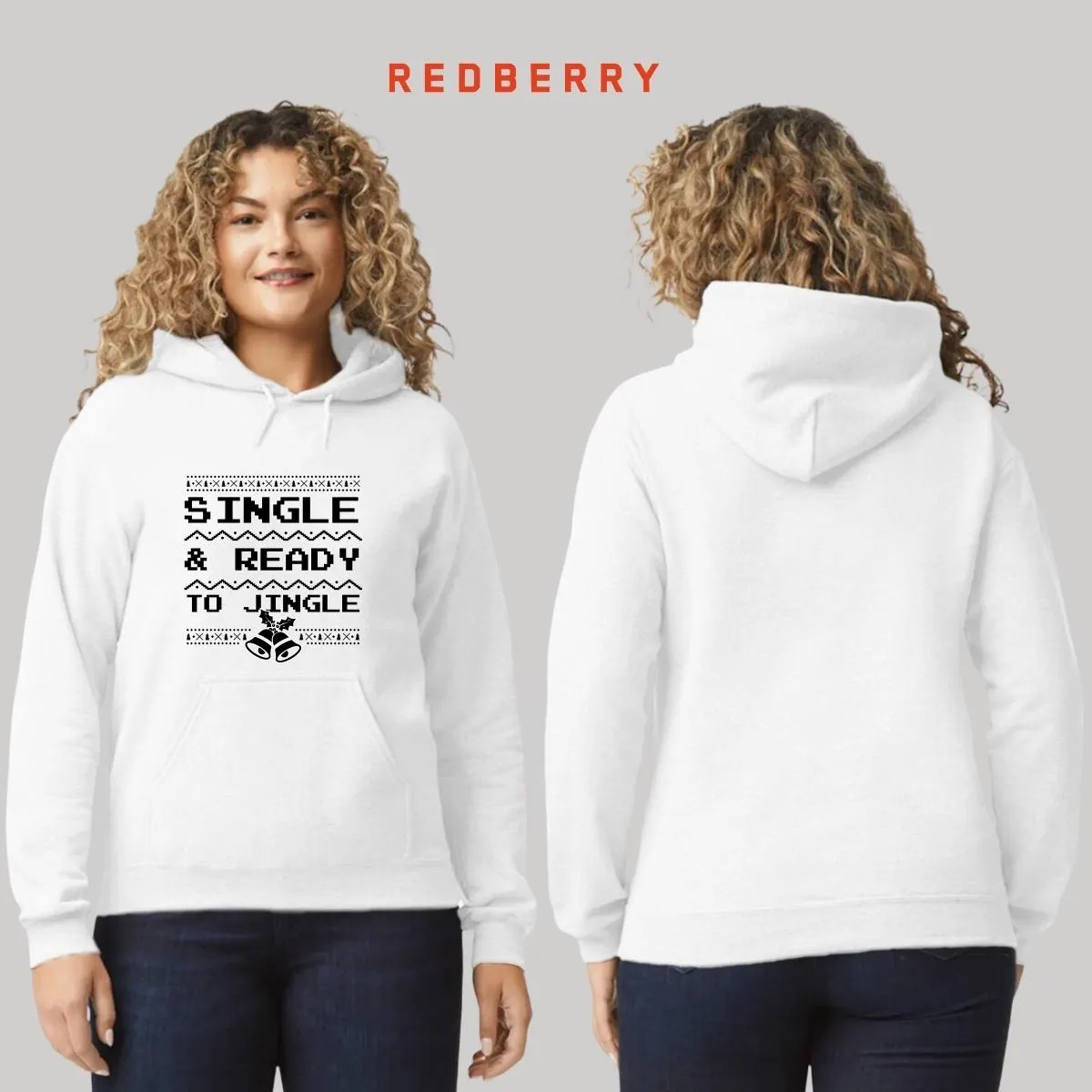 Sudadera Deportiva Mujer Navideña Hoodie 018