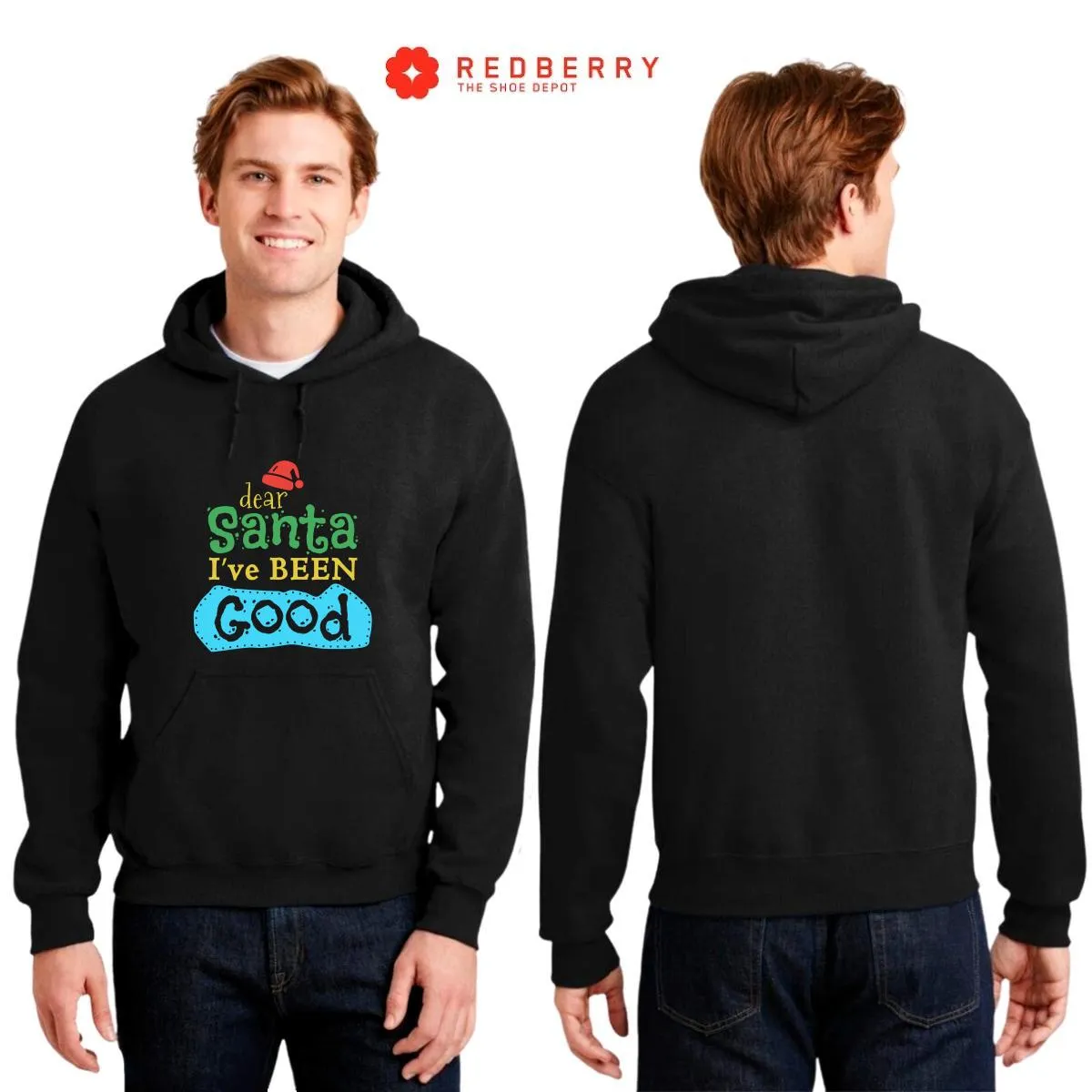 Sudadera Navideña Hombre Deportiva Hoodie 010