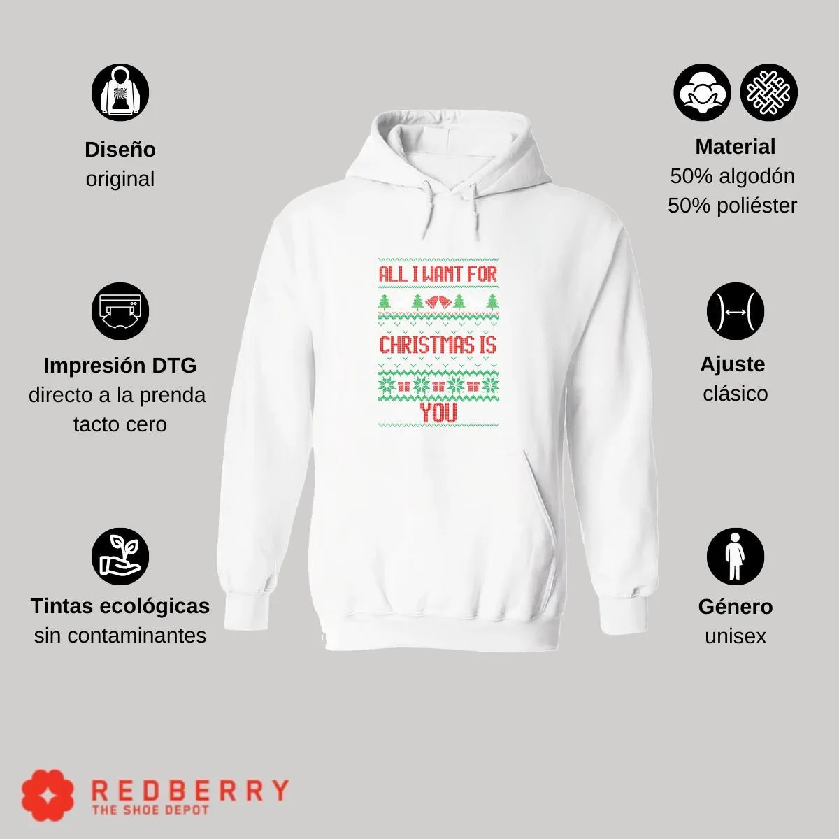 Suéter Navideño Ugly Sweater Hombre  013