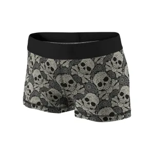Swirly Skulls Fitness Shorts