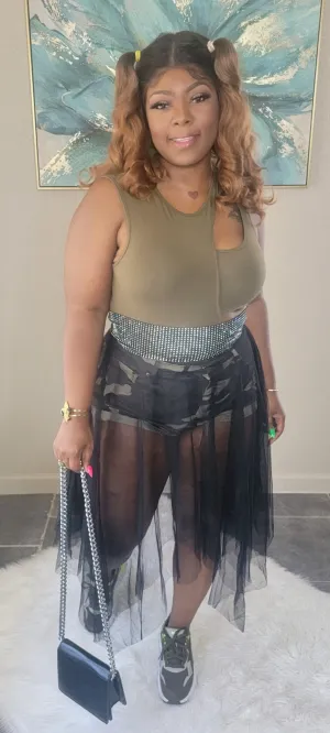Taylormaid Mesh Skirt