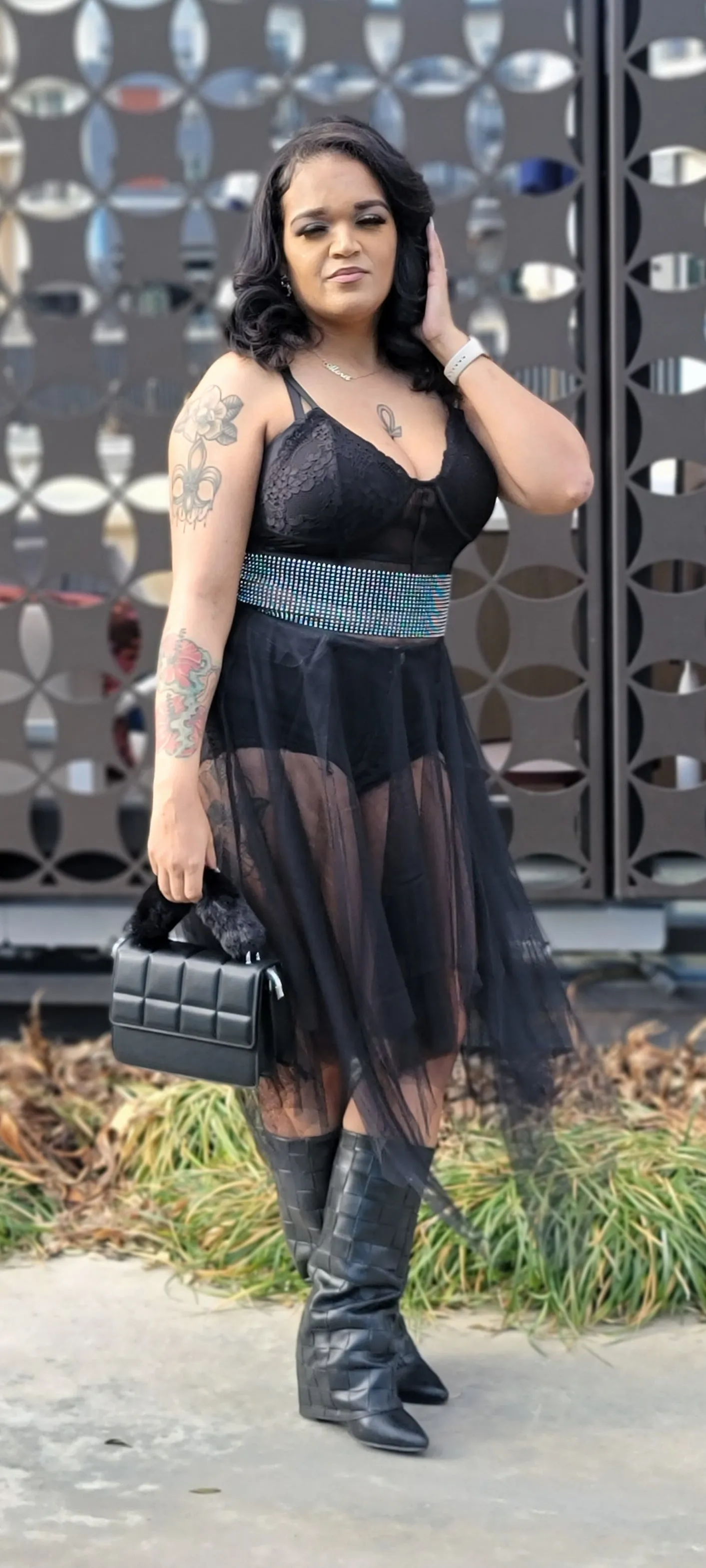 Taylormaid Mesh Skirt