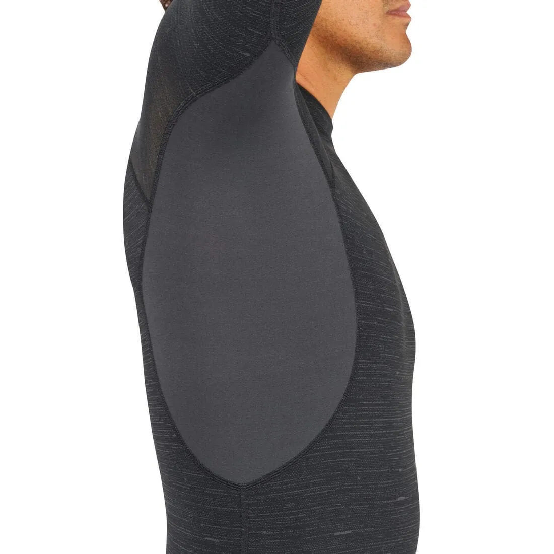 Tee Shirt anti UV surf top 900 manches longues homme noir