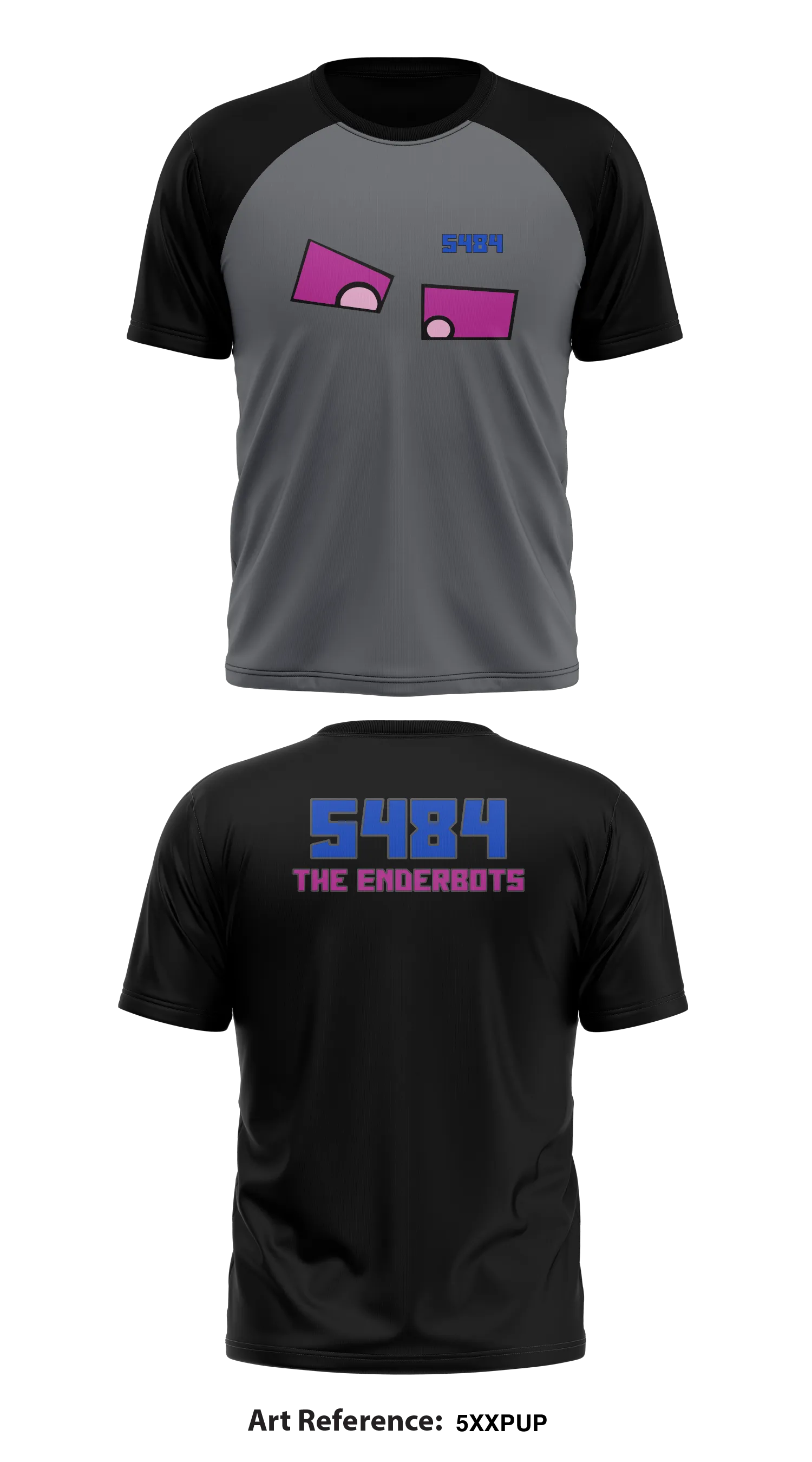 The Enderbots  Store 1 Core Men's SS Performance Tee - 5xxPUp