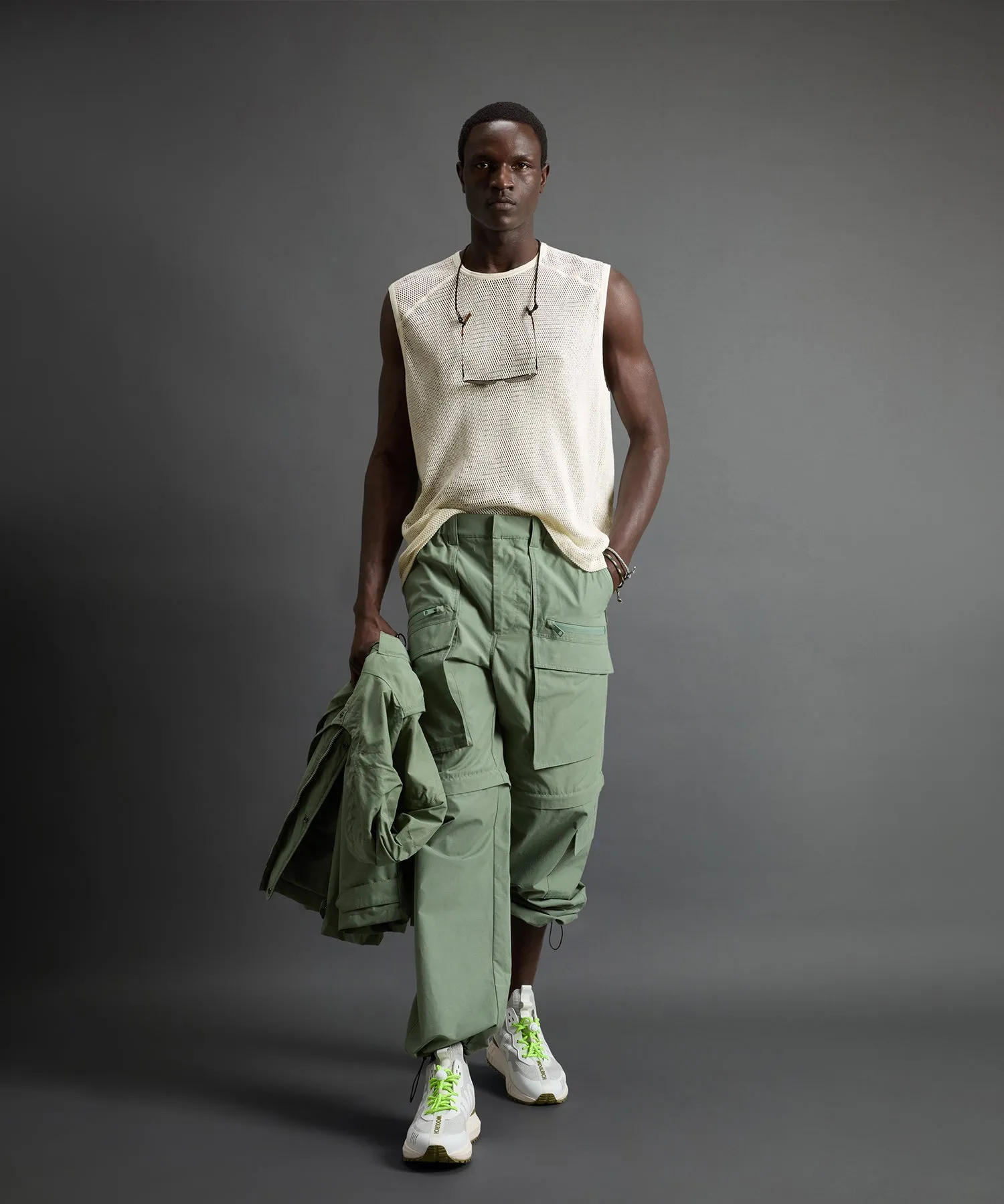 Todd Snyder x Woolrich Zip Pant in Sage
