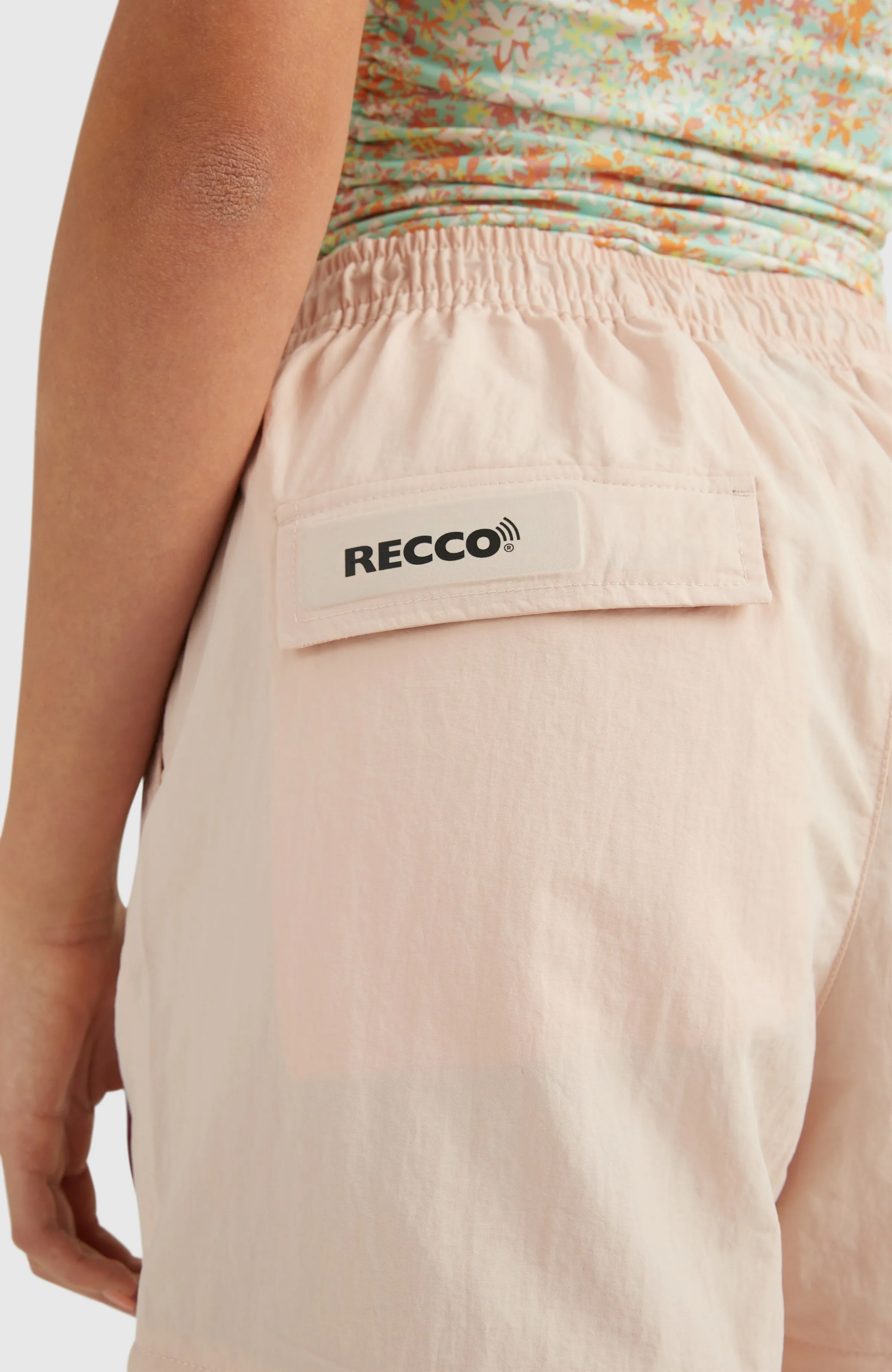 Tour Convertible High Waist Zip Hose | Peach Whip