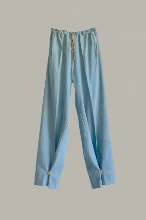 Transformer Trouser Light Blue Washed Indigo Denim
