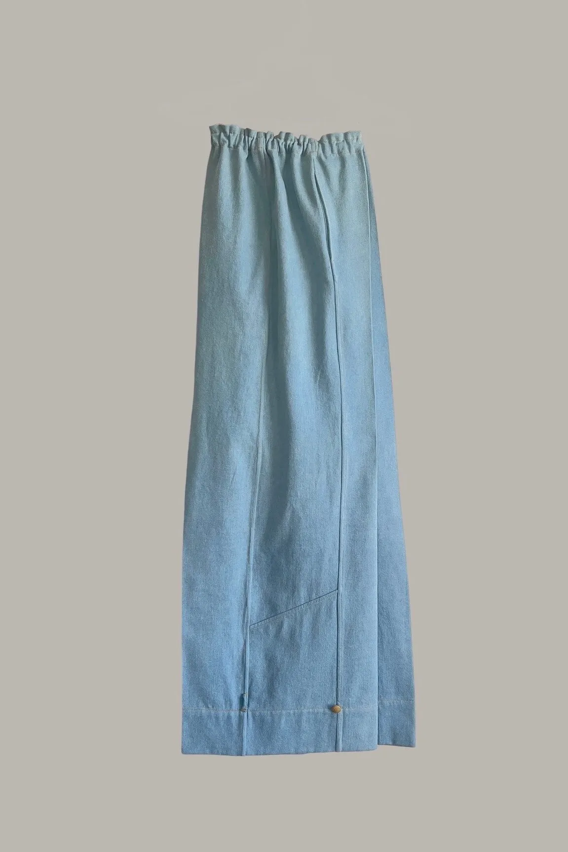 Transformer Trouser Light Blue Washed Indigo Denim