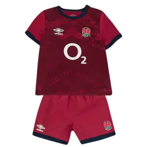Umbro England Rugby Kids Replica Alternate Mini Kit | Red | 2024/25