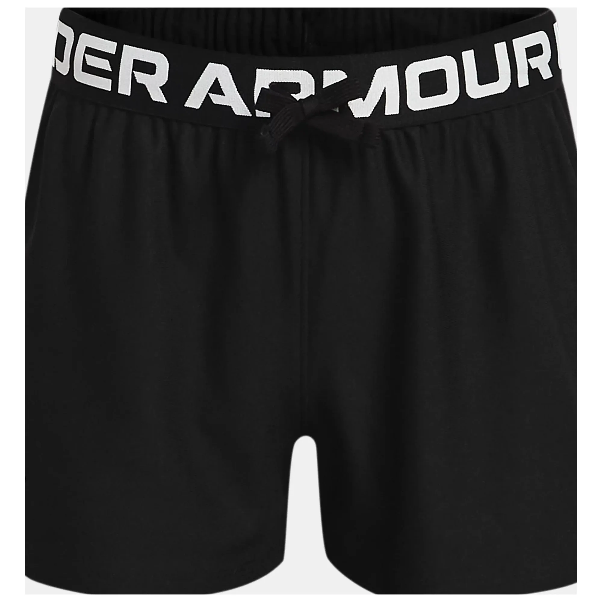 Under Armour Black/Metallic Silver Play Up Short