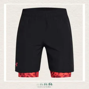 Under Armour Boys' Tech™ Woven 2-in-1 Shorts - Black/Red