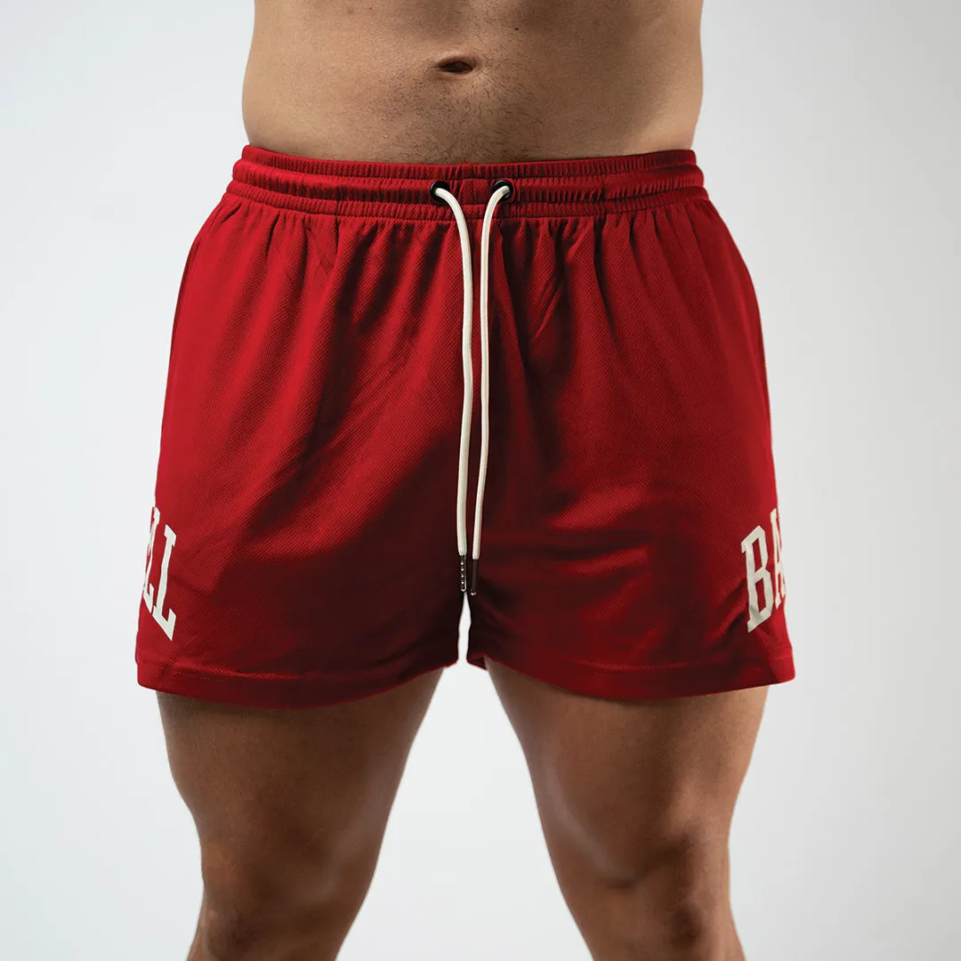 UPHILL BATTLE Shorts Crimson