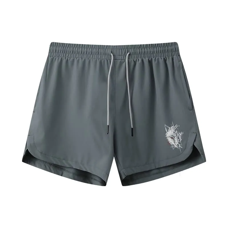 Viking Wolf Graphic Shorts