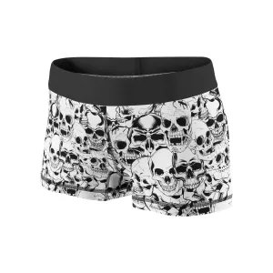 White Skulls Fitness Shorts