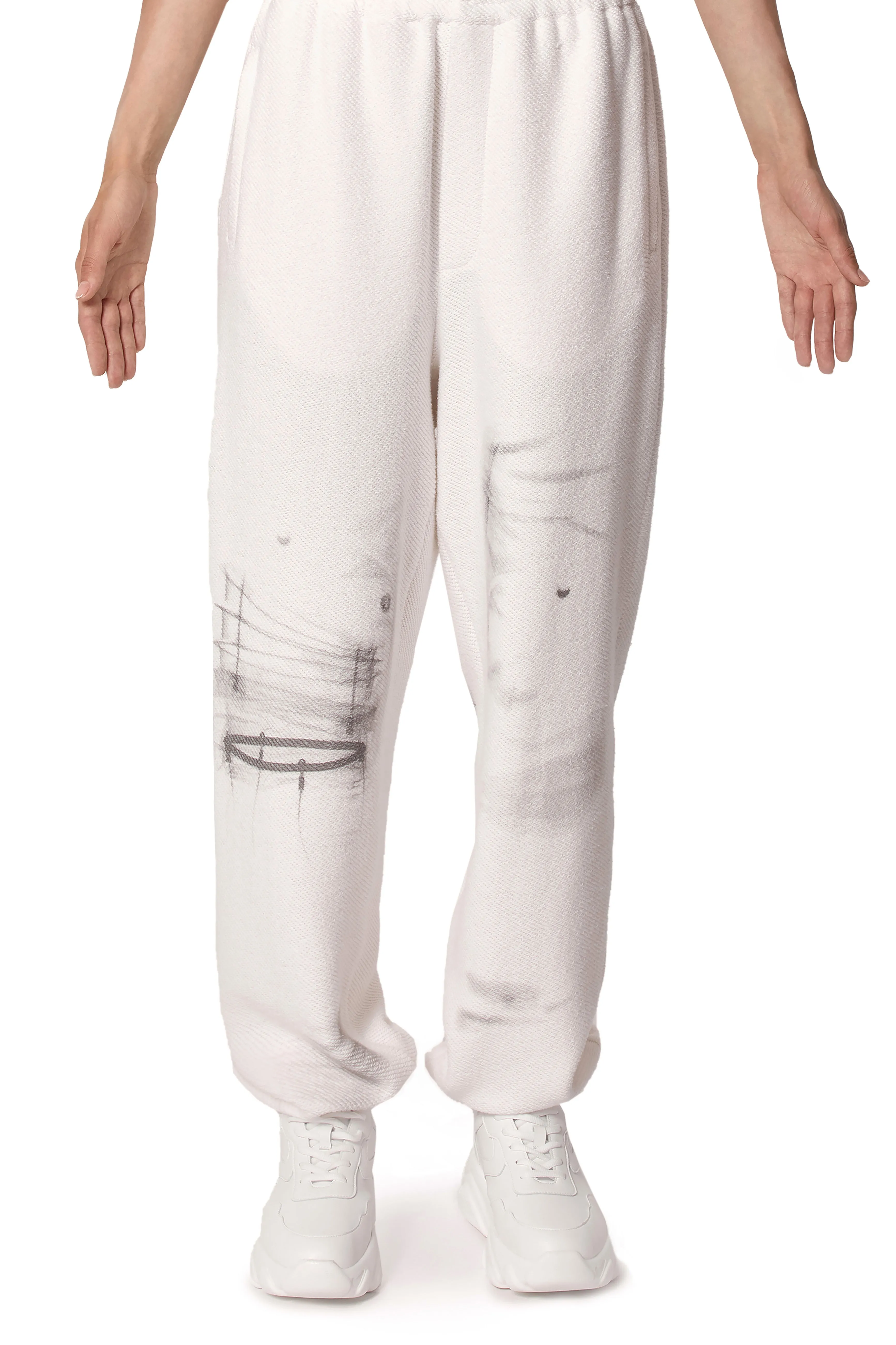 White space suit pants