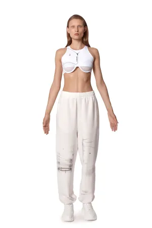 White space suit pants
