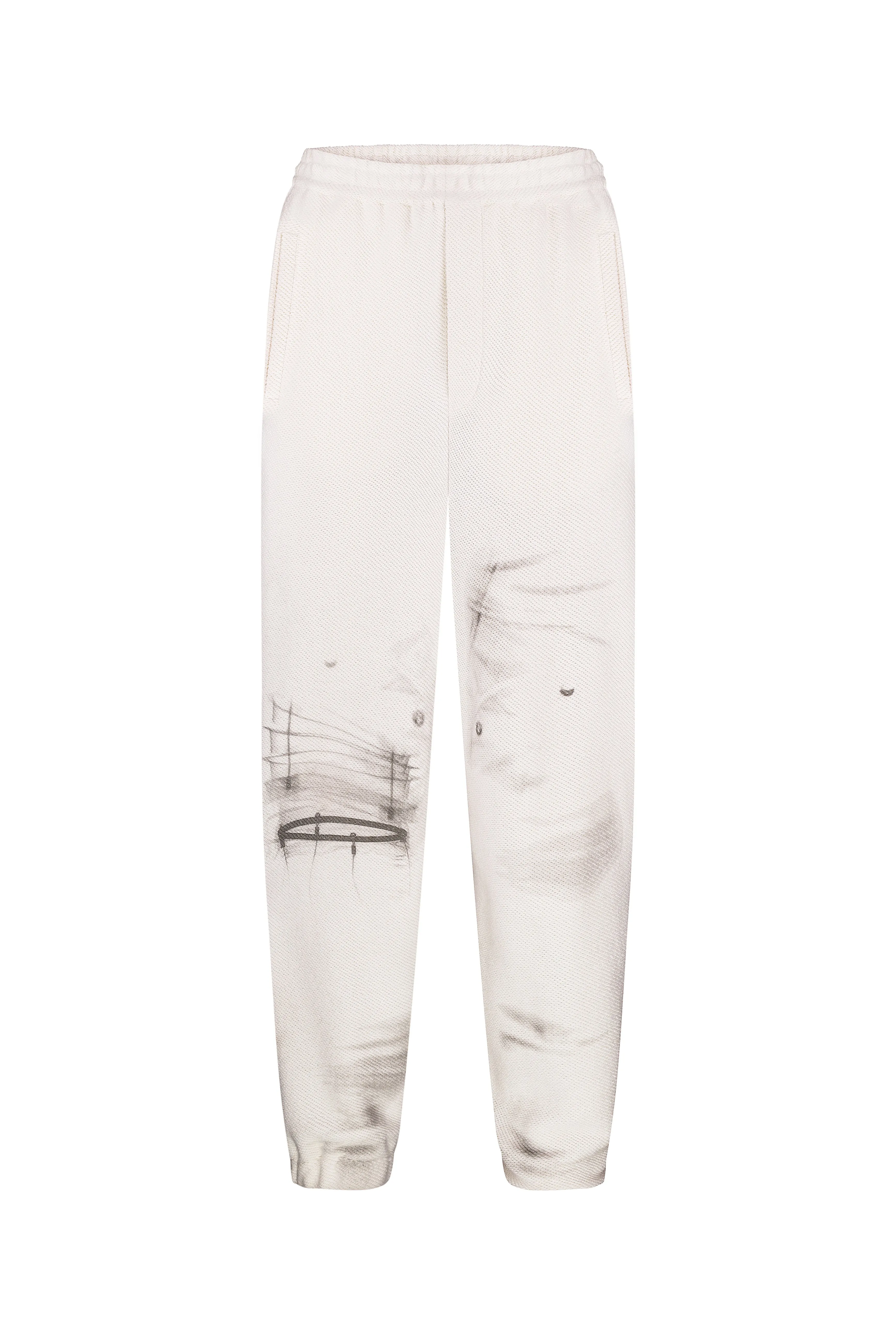White space suit pants