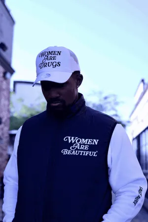 Women Are Beautiful (WH) | Black Puffer Vest