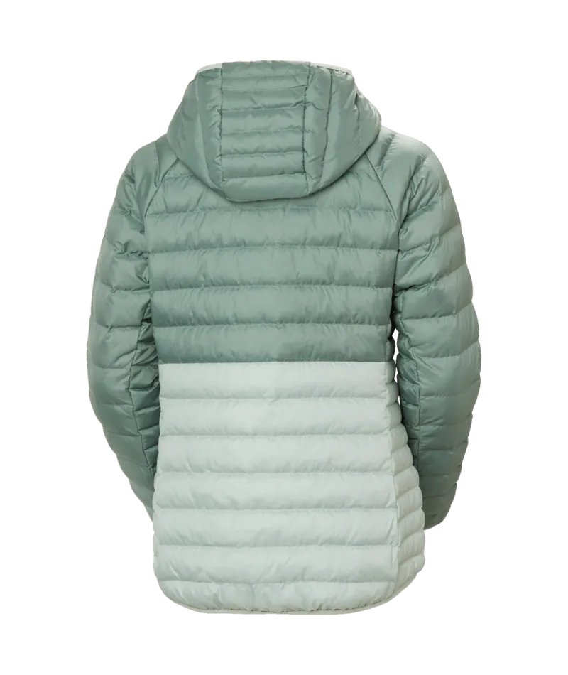 WOMEN'S BANFF HOODED INSULATOR - GREEN MIST / CACTUS