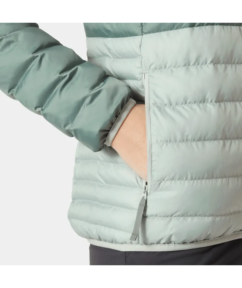 WOMEN'S BANFF HOODED INSULATOR - GREEN MIST / CACTUS