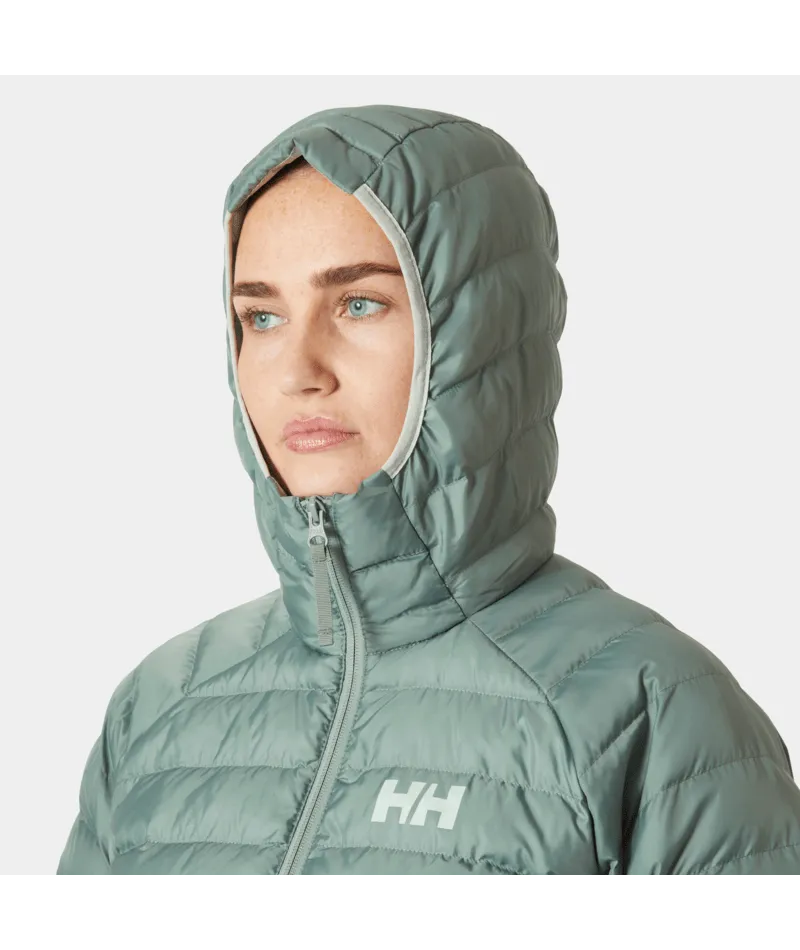 WOMEN'S BANFF HOODED INSULATOR - GREEN MIST / CACTUS