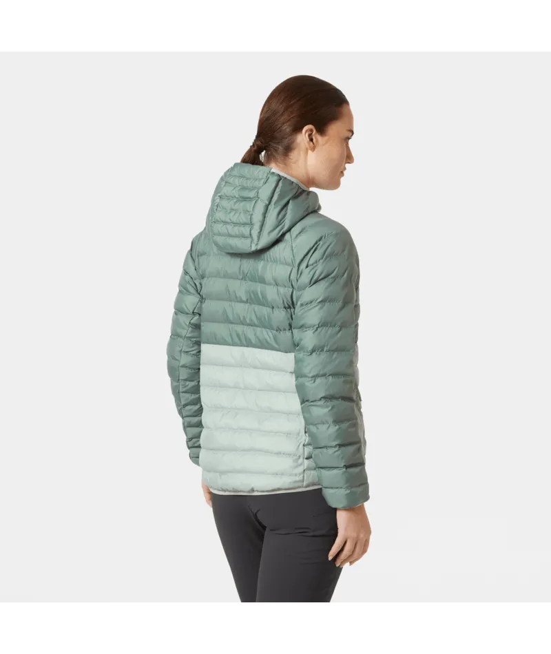 WOMEN'S BANFF HOODED INSULATOR - GREEN MIST / CACTUS