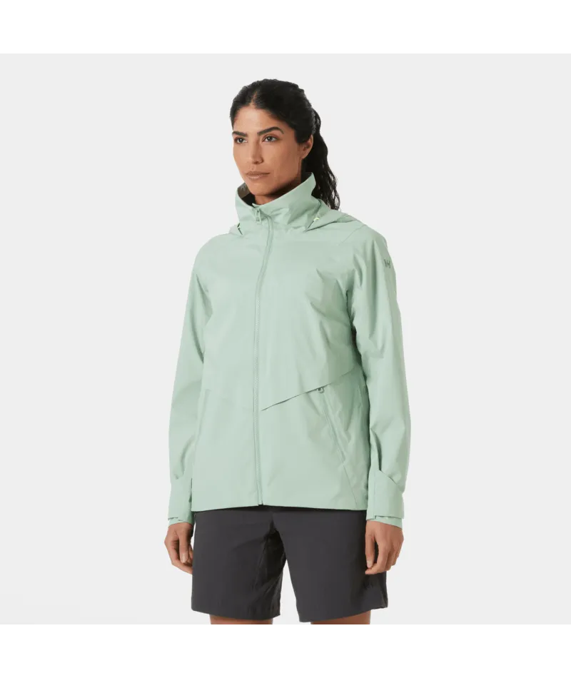 WOMEN'S HP RACING HOODED JACKET - EUCAPLYPTUS