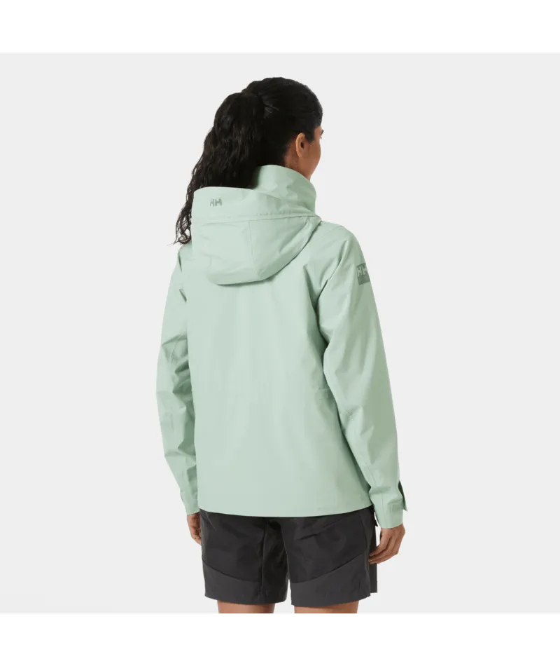 WOMEN'S HP RACING HOODED JACKET - EUCAPLYPTUS